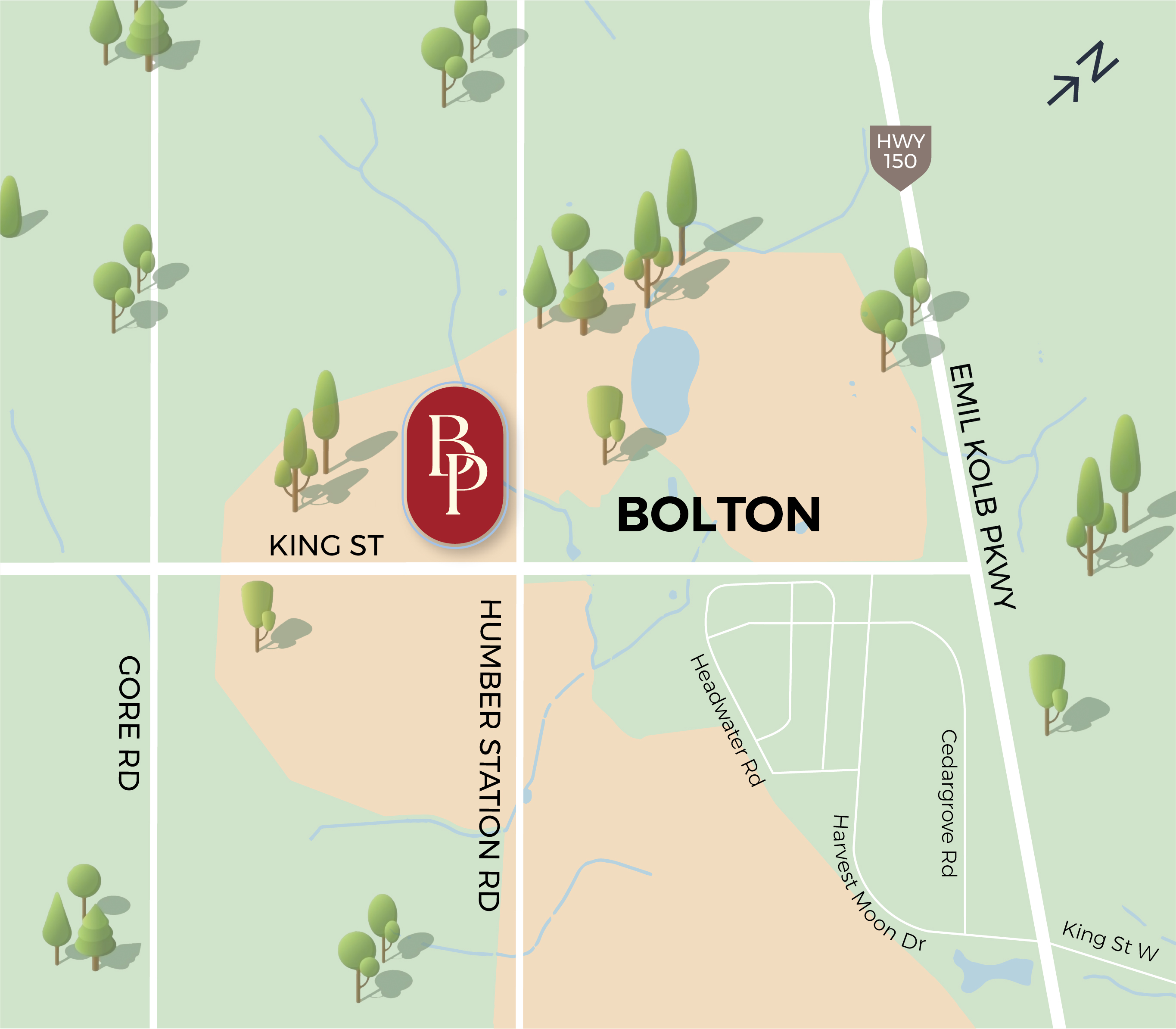 Bolton Place location map
